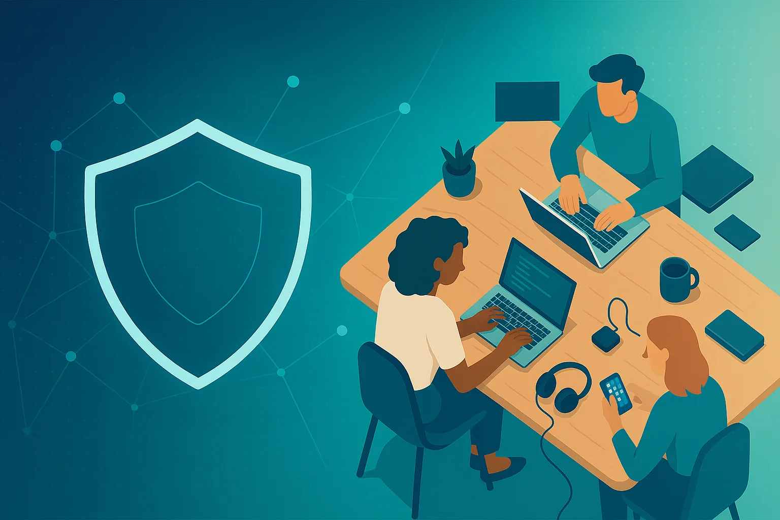 Interdisciplinary team aligning AI systems with privacy and governance requirements